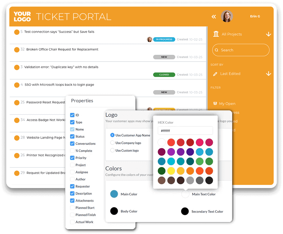Client Portal: For Tickets, Files & Answers image