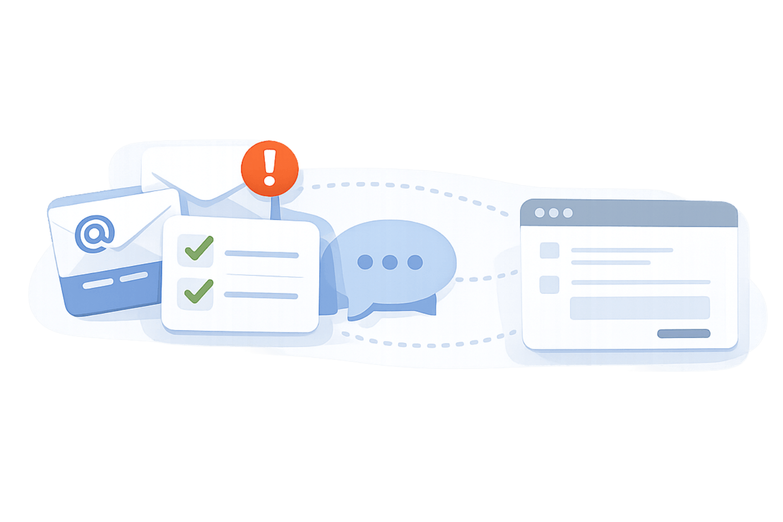 Project work across disconnected tools
