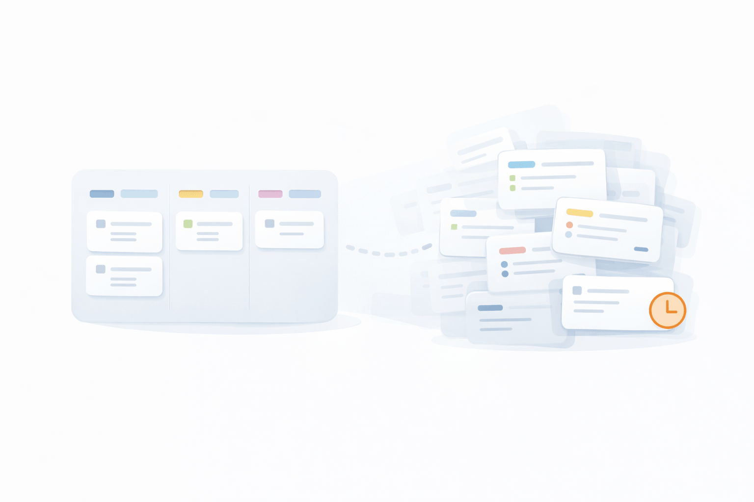Project work across disconnected tools