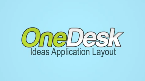 onedesk ideas application layout
