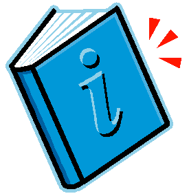 info book clipart
