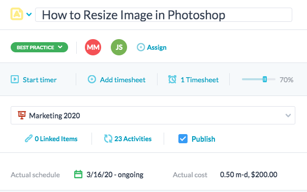 Base de connaissances et suivi des tâches
