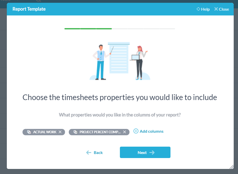 choisir les colonnes