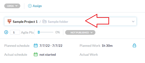 oppgave prosjektvelger