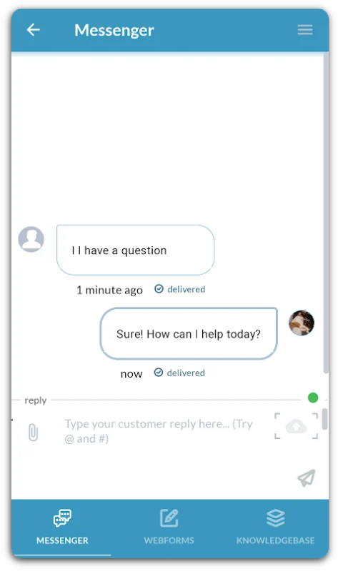 mobile live chat